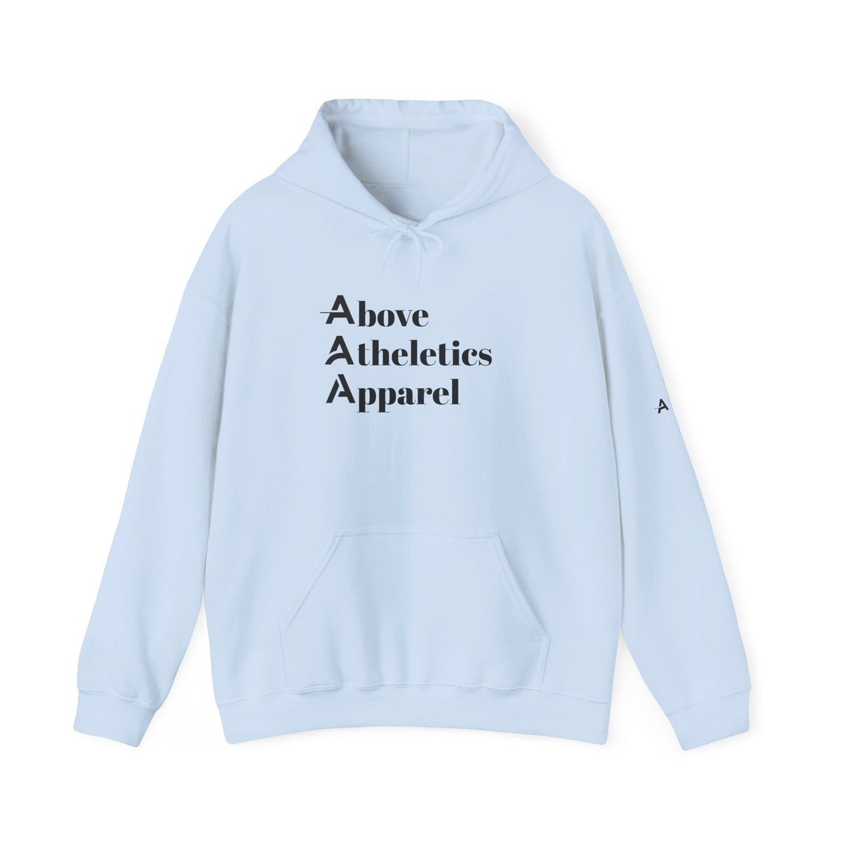 Above Athletics Apparel Hoodie — Faith In Him Gold Drip Graphic Hooded Sweatshirt