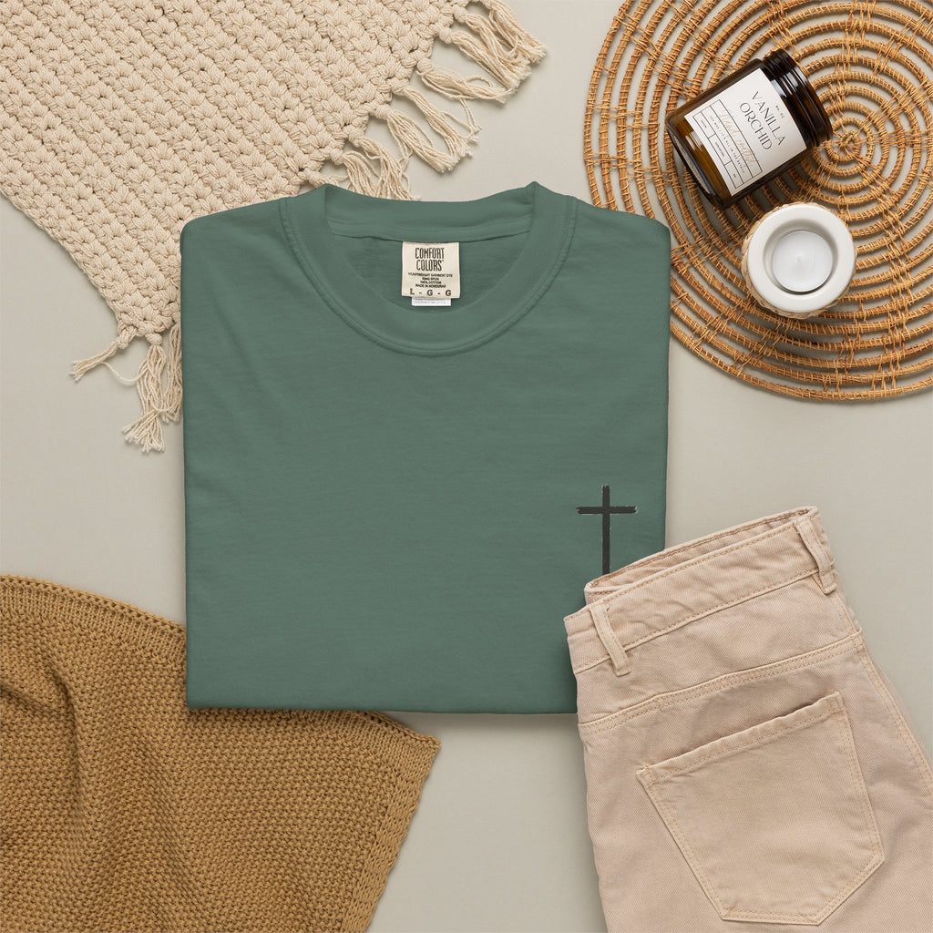 Christian Fitness T-Shirt - Philippians 4:13 Cross Gym Tee