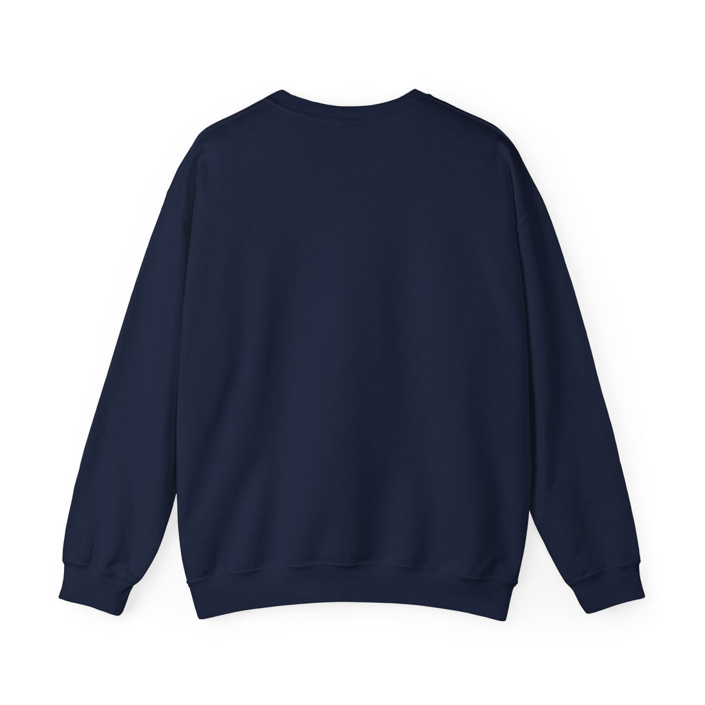 Crewneck Sweatshirt – Minimal Cross Chest Christian Design