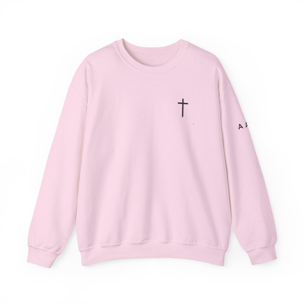 Minimalist Cross Crewneck Sweatshirt – AAA Chest Logo