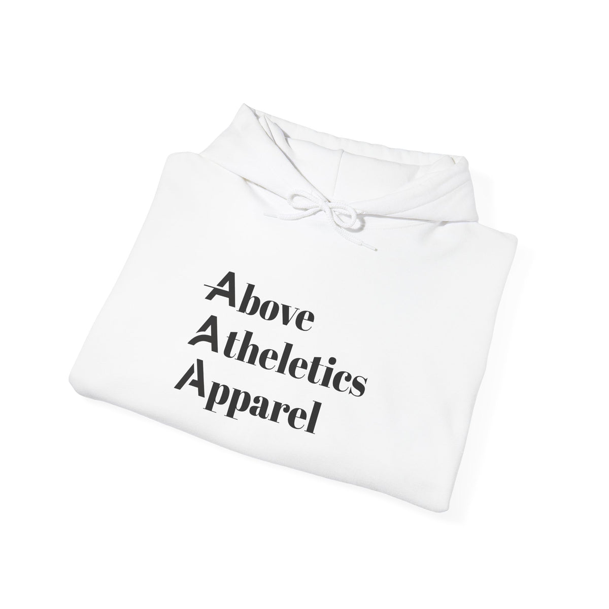 Above Athletics Apparel Hoodie — Faith In Him Gold Drip Graphic Hooded Sweatshirt