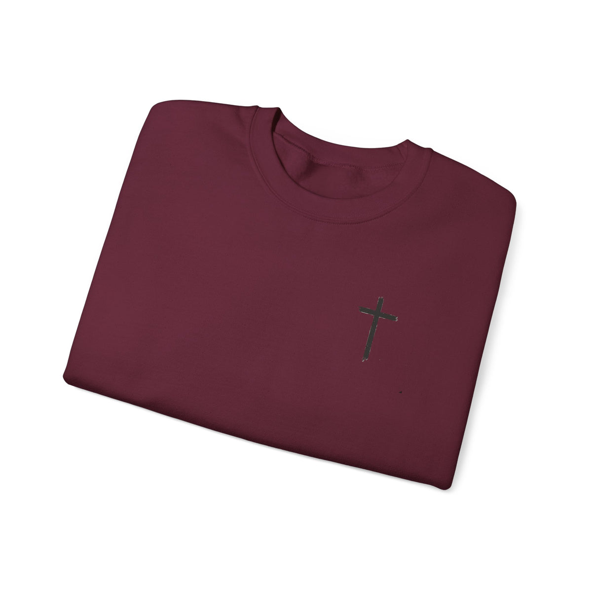 Christian Fitness Sweatshirt — “I Can Do All Things” Barbell Crewneck