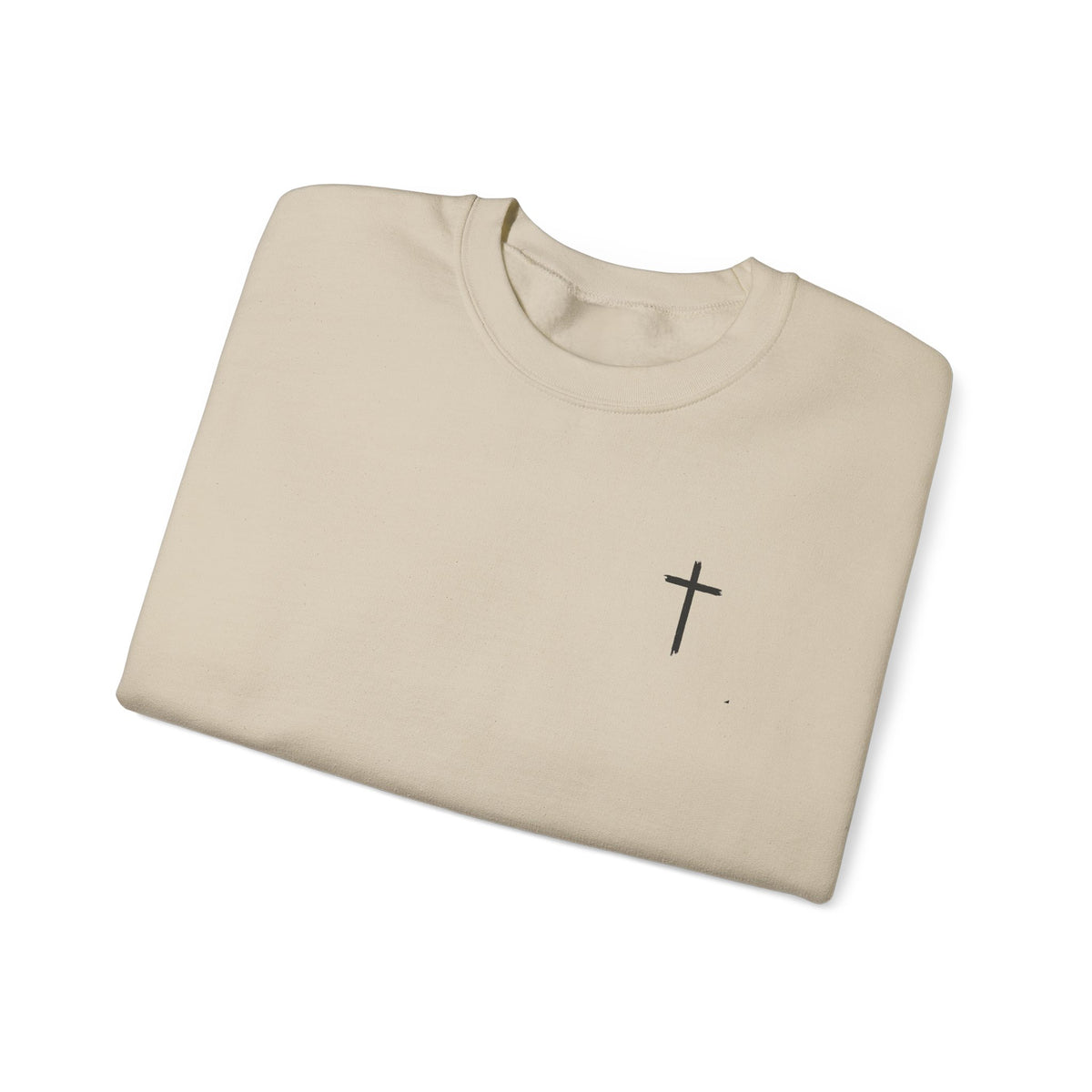 Minimalist Cross Crewneck Sweatshirt – AAA Chest Logo