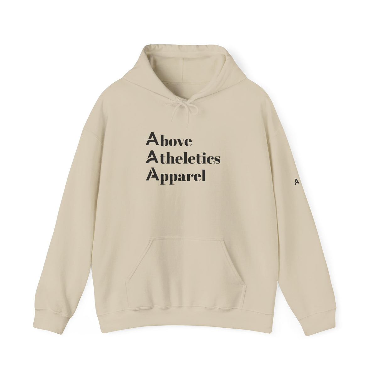 Above Athletics Apparel Hoodie — Faith In Him Gold Drip Graphic Hooded Sweatshirt