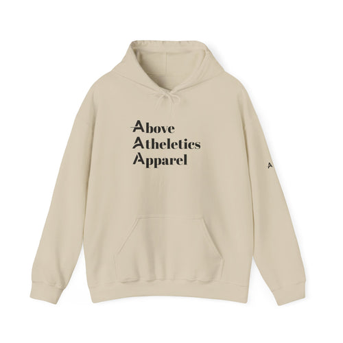 Above Athletics Apparel Hoodie — Faith In Him Gold Drip Graphic Hooded Sweatshirt