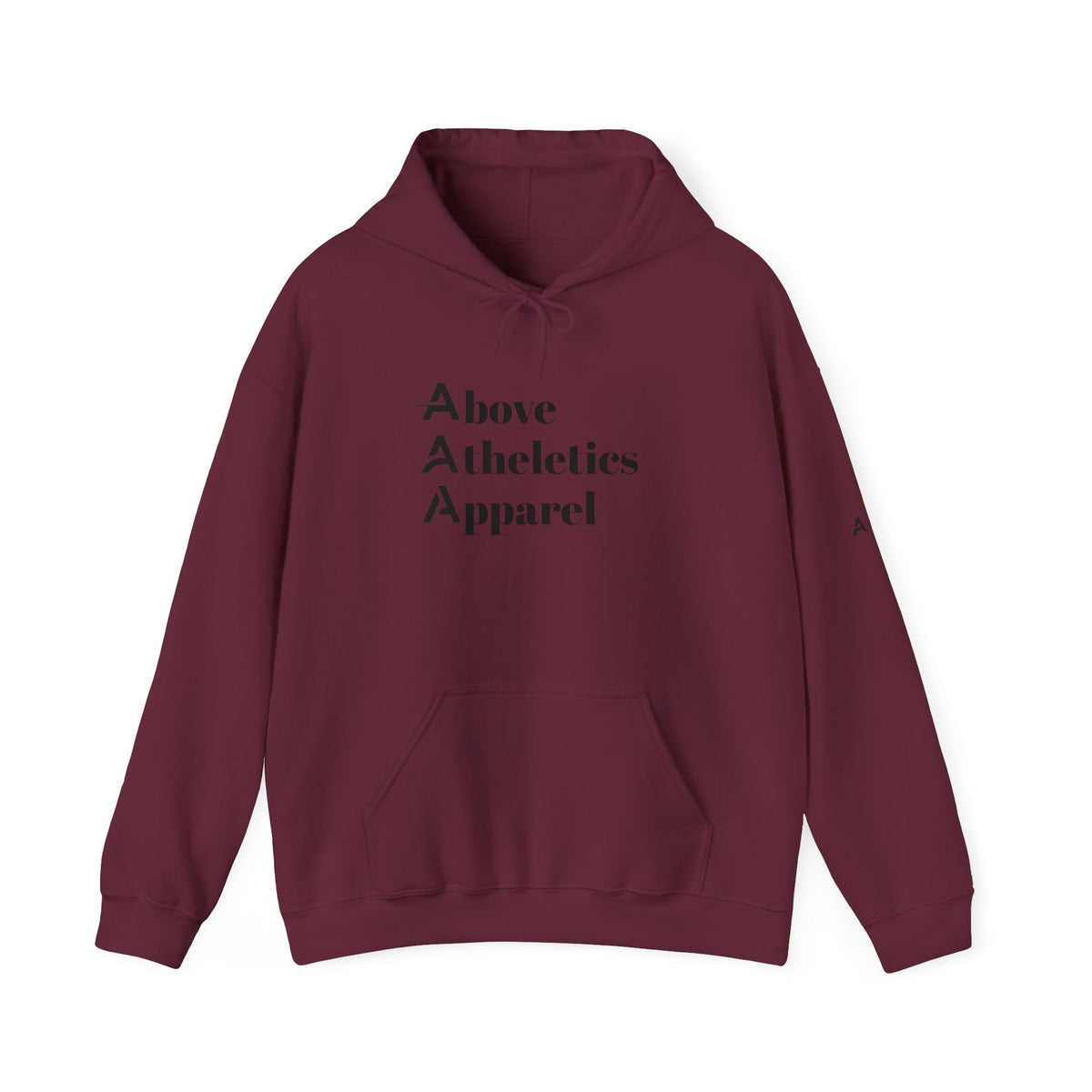 Above Athletics Apparel Hoodie — Faith In Him Gold Drip Graphic Hooded Sweatshirt