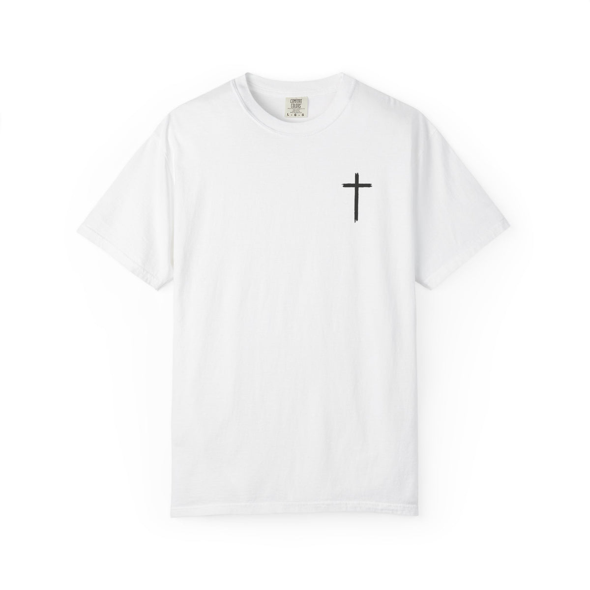 Built by Faith T-Shirt — Christian Cross Gym Tee