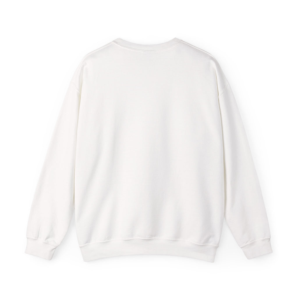 Crewneck Sweatshirt – Minimal Cross Chest Christian Design