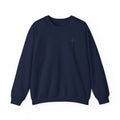 Crewneck Sweatshirt – Minimal Cross Chest Christian Design