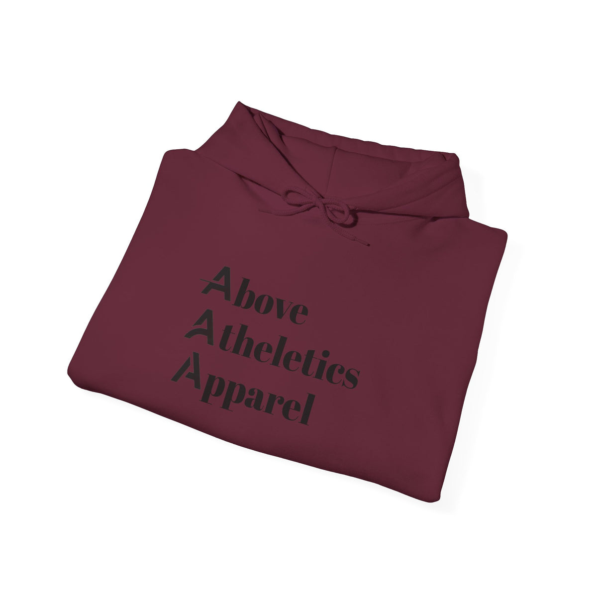 Above Athletics Apparel Hoodie — Faith In Him Gold Drip Graphic Hooded Sweatshirt
