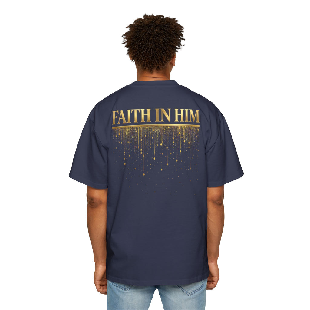 FAITH IN HIM - REDEEMER - Pump Cover - Oversized Tee