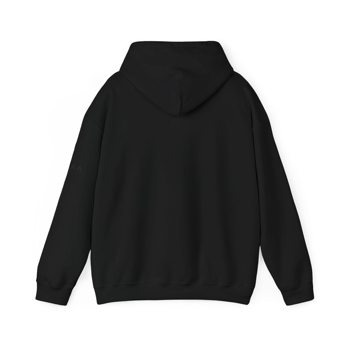 Minimal Cross Hoodie — Small Chest Christian Cross Pullover