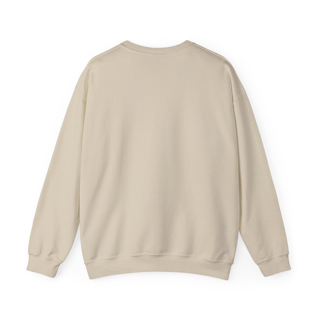 Crewneck Sweatshirt – Minimal Cross Chest Christian Design