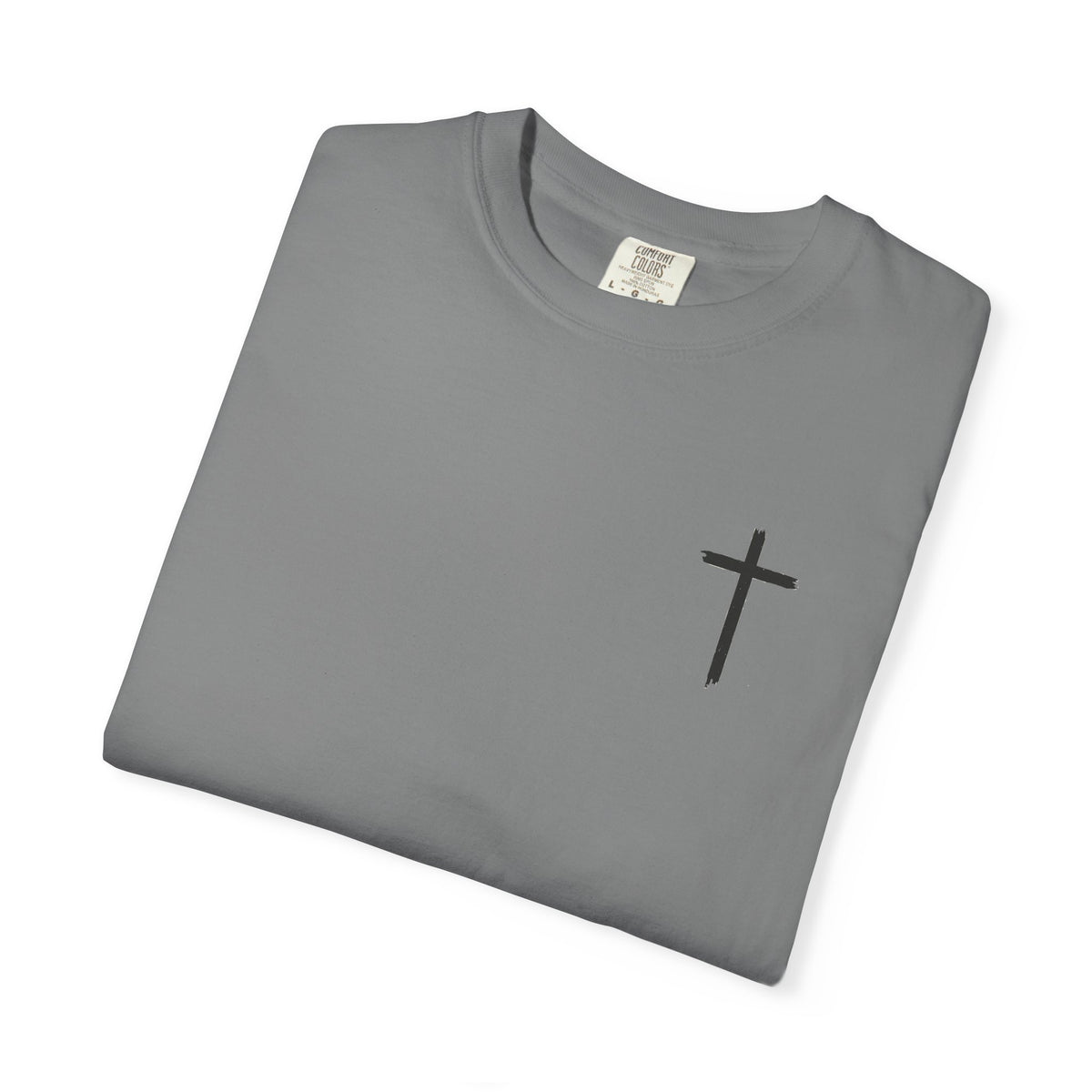 Built by Faith T-Shirt — Christian Cross Gym Tee