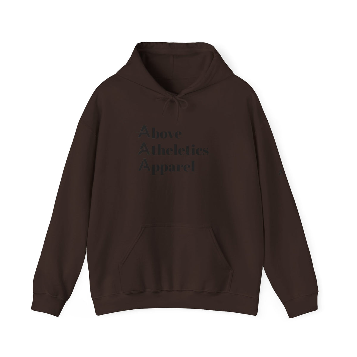 Above Athletics Apparel Hoodie — Faith In Him Gold Drip Graphic Hooded Sweatshirt