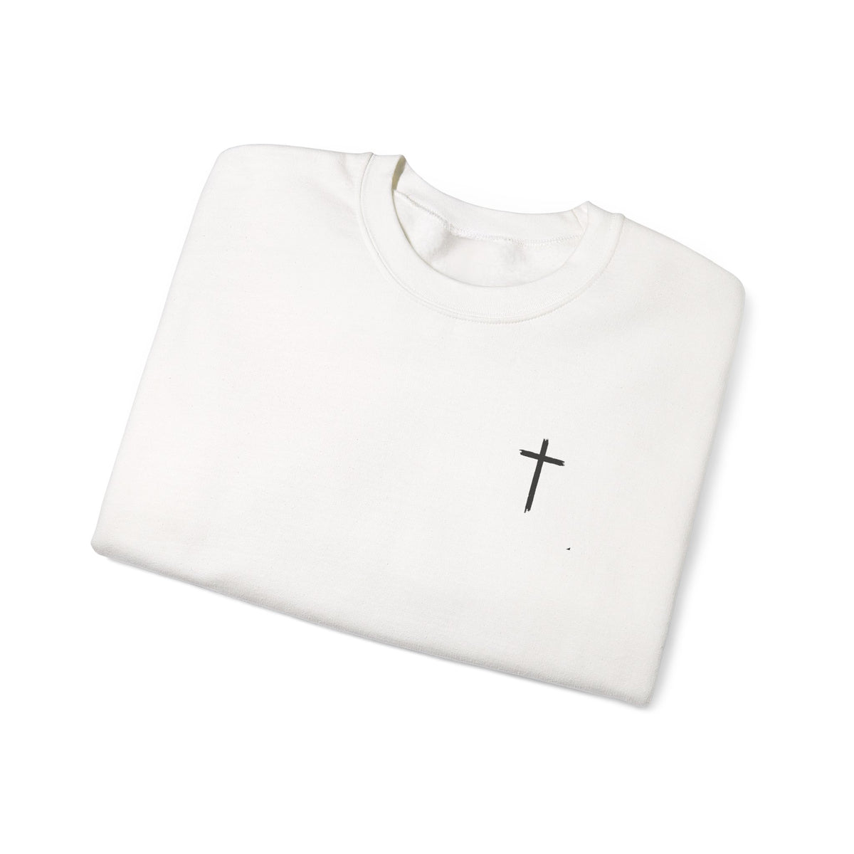 Minimalist Cross Crewneck Sweatshirt – AAA Chest Logo