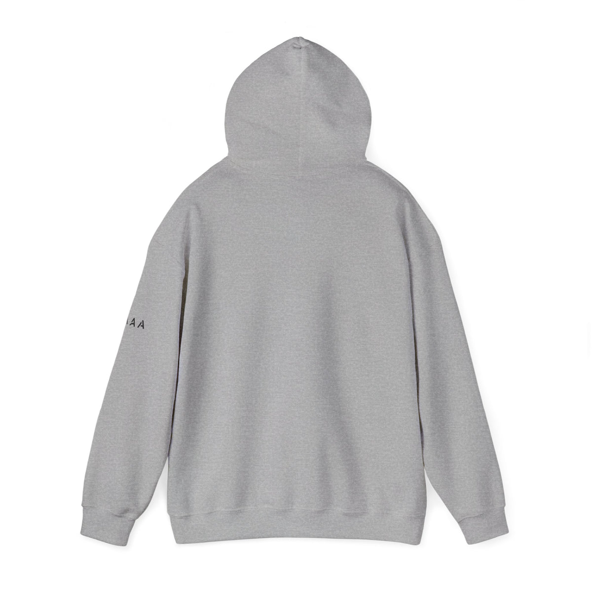 Minimal Cross Hoodie — Small Chest Christian Cross Pullover