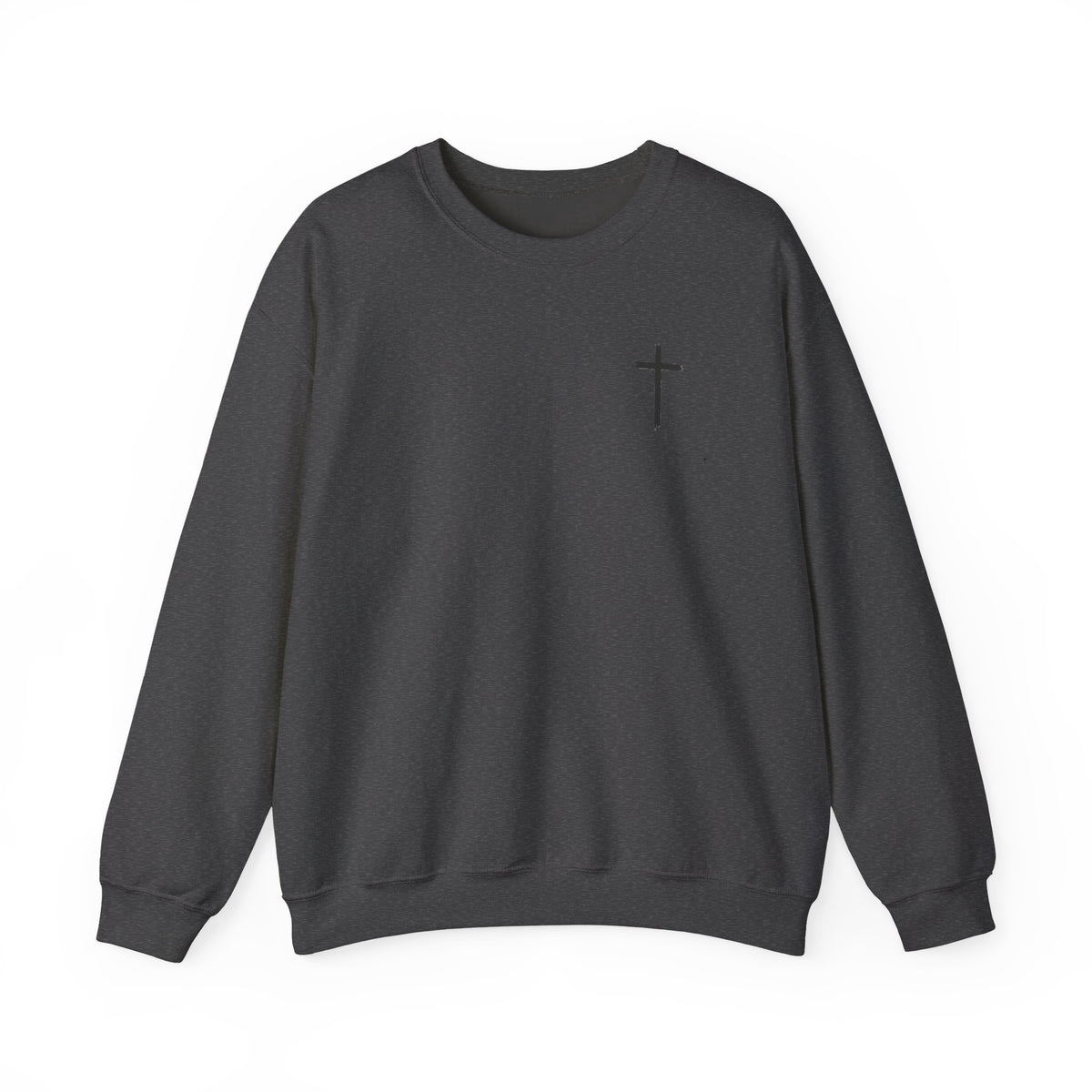 Christian Fitness Sweatshirt — “I Can Do All Things” Barbell Crewneck