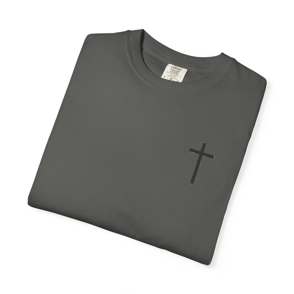 Built by Faith T-Shirt — Christian Cross Gym Tee