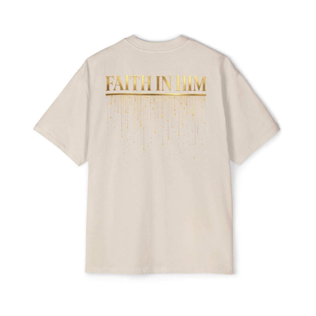 FAITH IN HIM - REDEEMER - Pump Cover - Oversized Tee