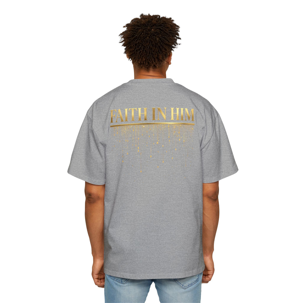 FAITH IN HIM Pump Cover - Oversized Tee