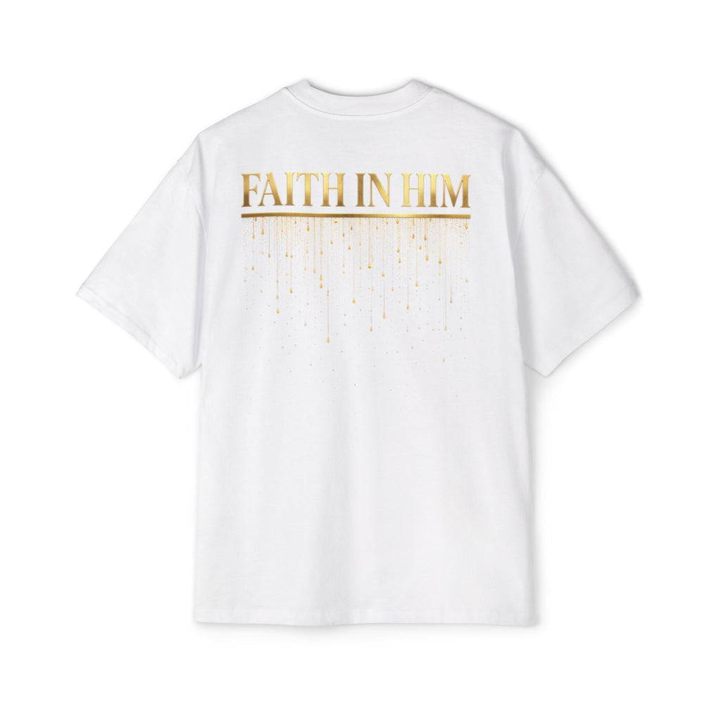 FAITH IN HIM - REDEEMER - Pump Cover - Oversized Tee