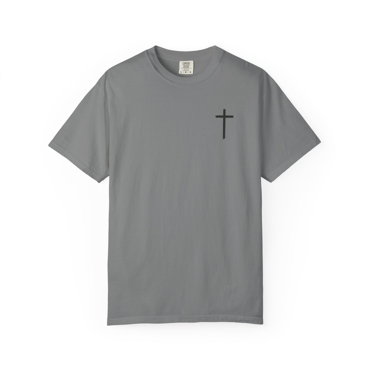 Built by Faith T-Shirt — Christian Cross Gym Tee
