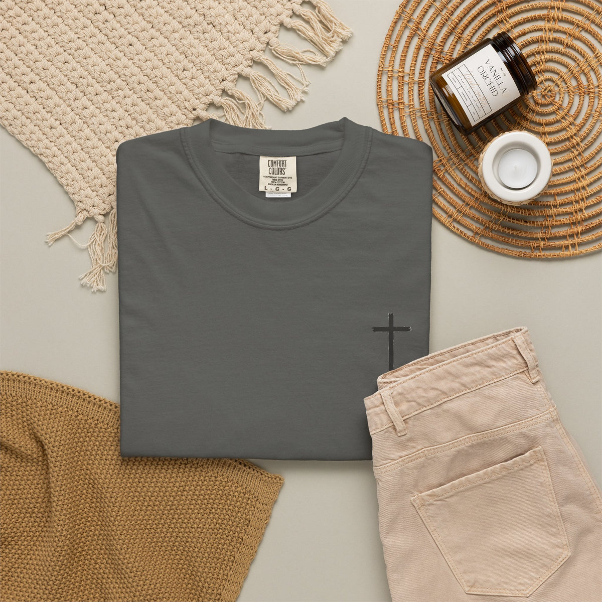 Christian Fitness T-Shirt - Philippians 4:13 Cross Gym Tee