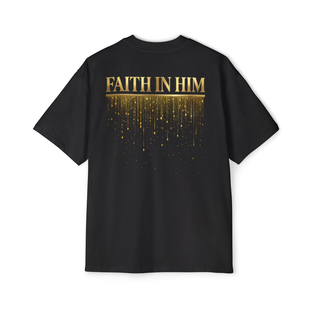 FAITH IN HIM Pump Cover - Oversized Tee