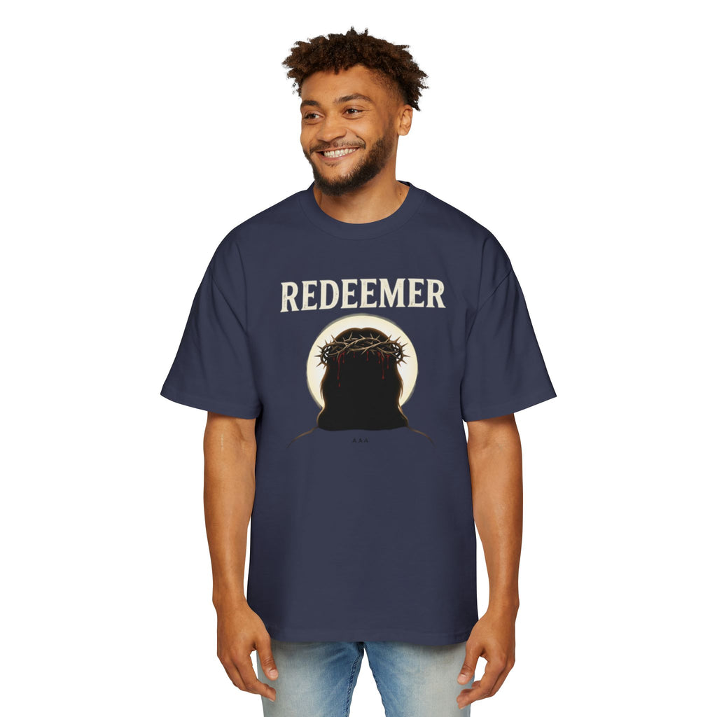FAITH IN HIM - REDEEMER - Pump Cover - Oversized Tee