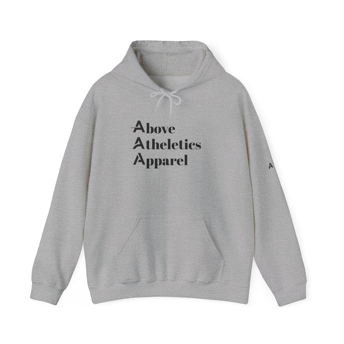 Above Athletics Apparel Hoodie — Faith In Him Gold Drip Graphic Hooded Sweatshirt