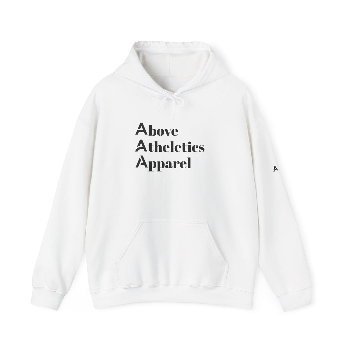 Above Athletics Apparel Hoodie — Faith In Him Gold Drip Graphic Hooded Sweatshirt