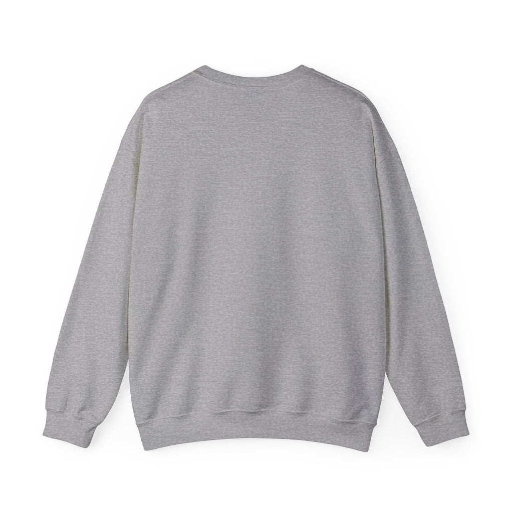 Crewneck Sweatshirt – Minimal Cross Chest Christian Design