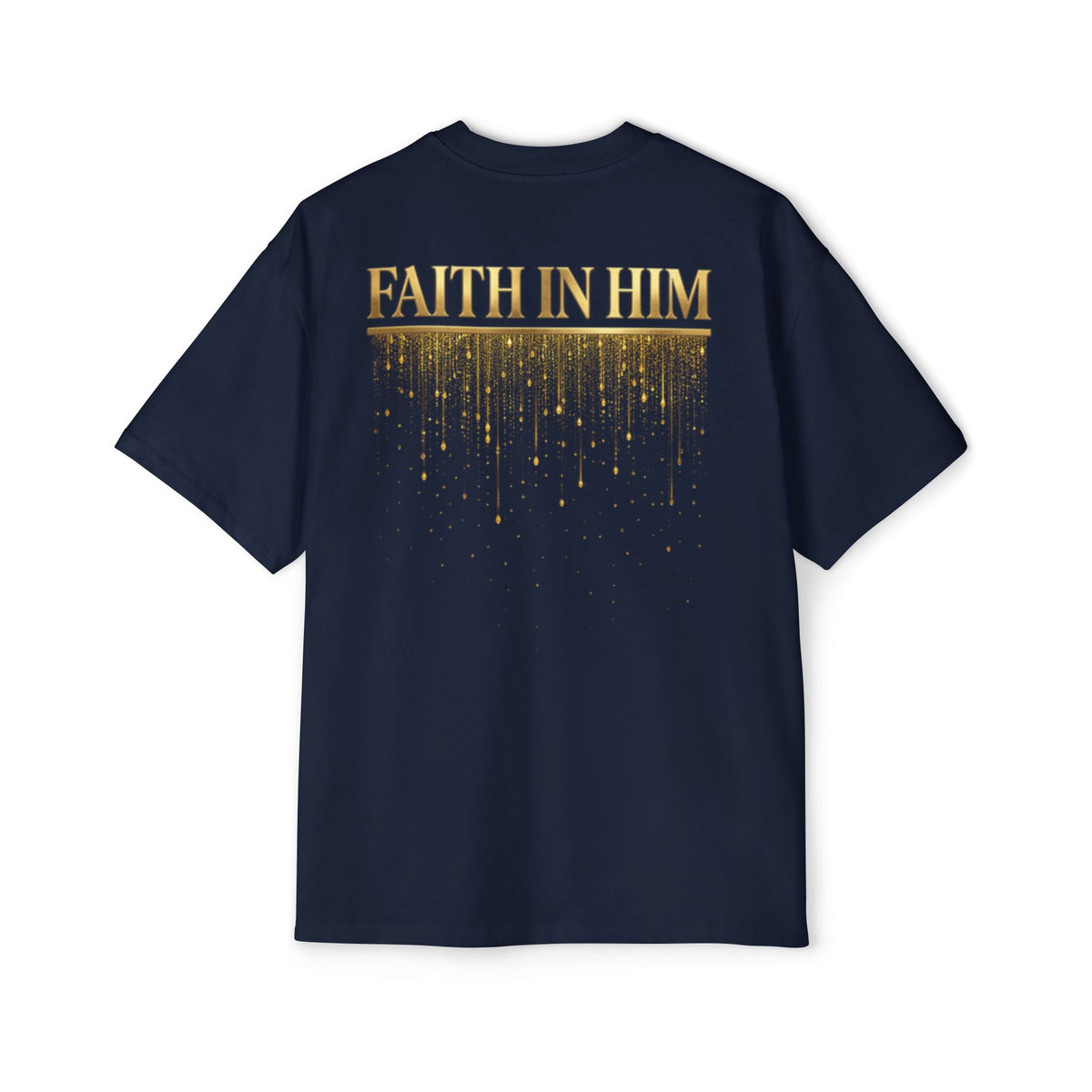 FAITH IN HIM Pump Cover - Oversized Tee
