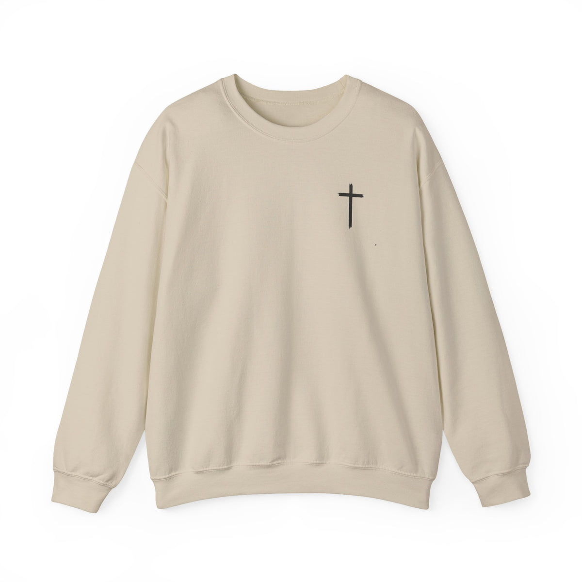 Christian Fitness Sweatshirt — “I Can Do All Things” Barbell Crewneck