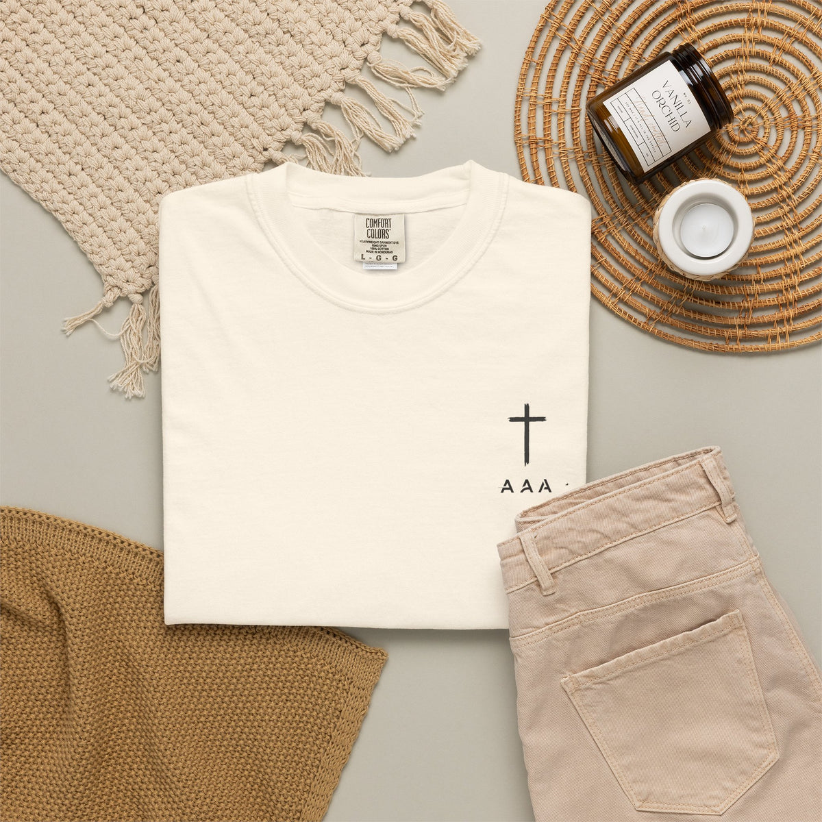 Prayer Silhouette T-Shirt — "So Do Not Fear, For I Am With You" (Isaiah 41:10)