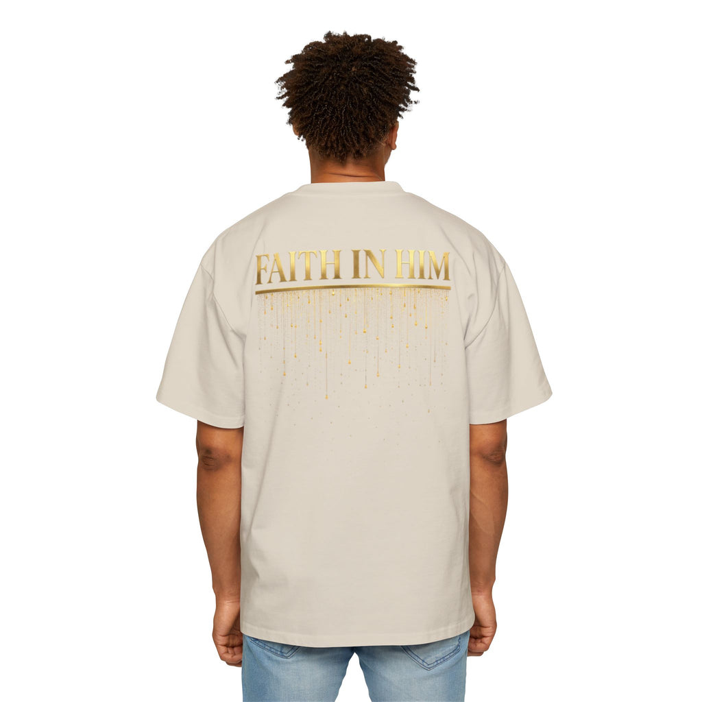 FAITH IN HIM Pump Cover - Oversized Tee