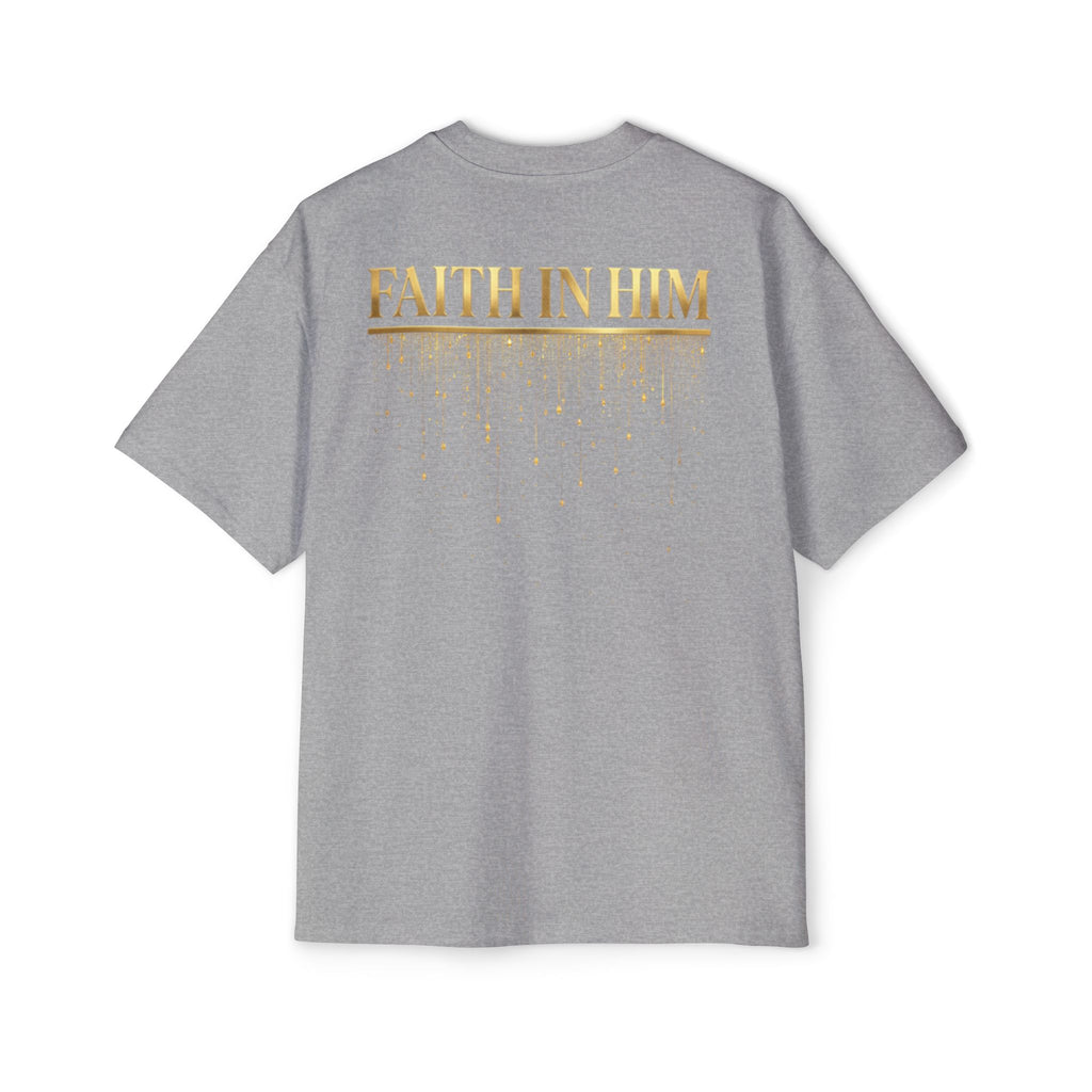 FAITH IN HIM Pump Cover - Oversized Tee