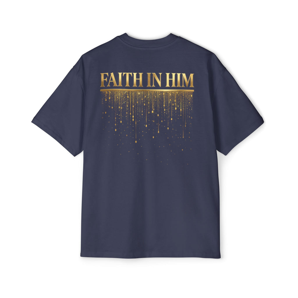 FAITH IN HIM Pump Cover - Oversized Tee