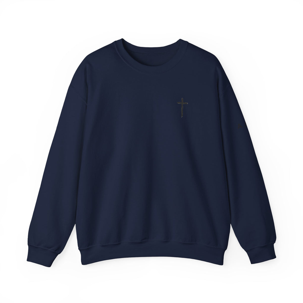 Minimalist Cross Crewneck Sweatshirt – AAA Chest Logo