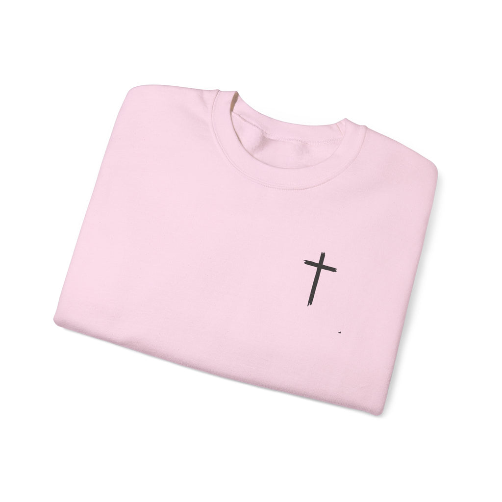 Christian Fitness Sweatshirt — “I Can Do All Things” Barbell Crewneck