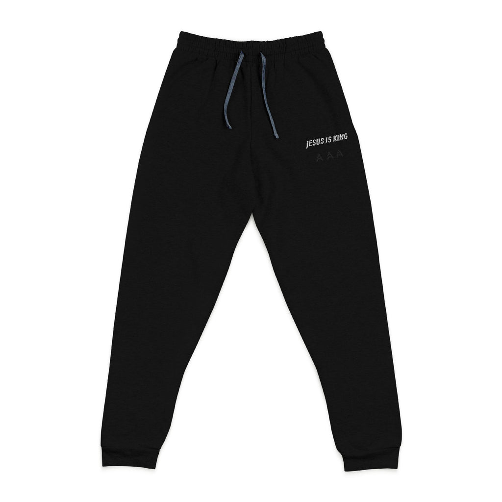 Jesus is King Joggers - Black - Unisex