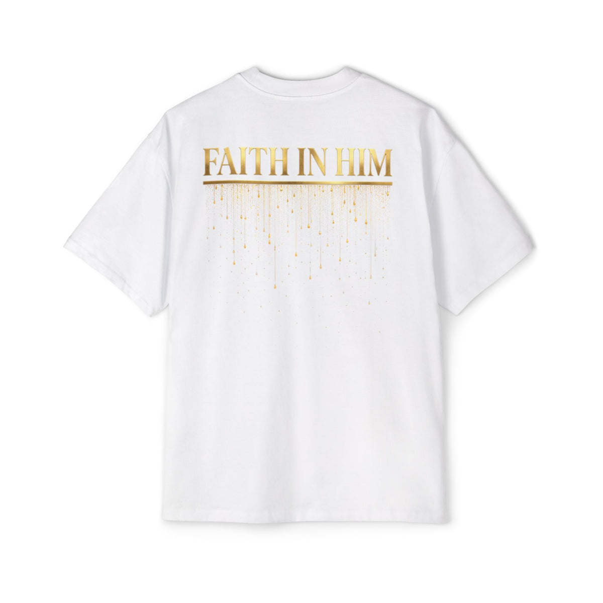 FAITH IN HIM Pump Cover - Oversized Tee