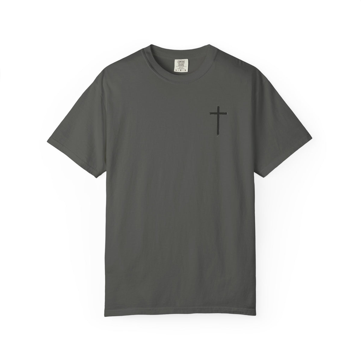 Built by Faith T-Shirt — Christian Cross Gym Tee