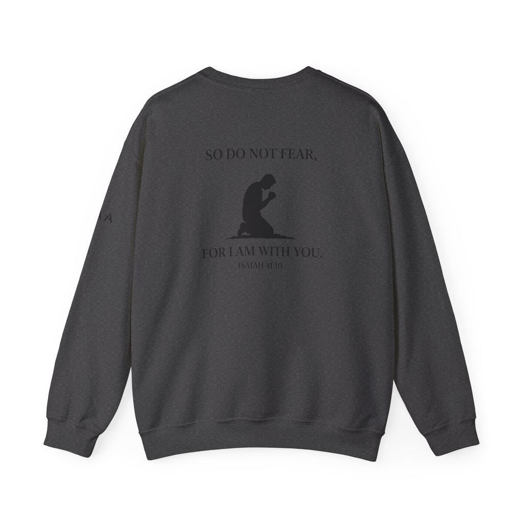 Minimalist Cross Crewneck Sweatshirt – AAA Chest Logo