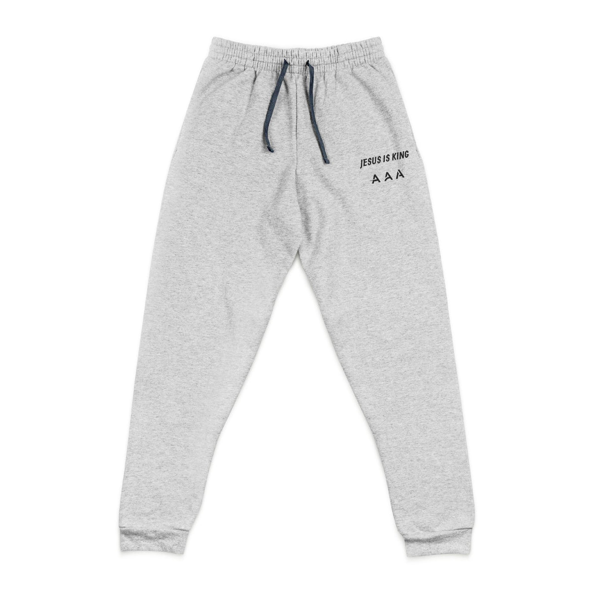 Jesus is King Joggers - Gray/Grey - Unisex