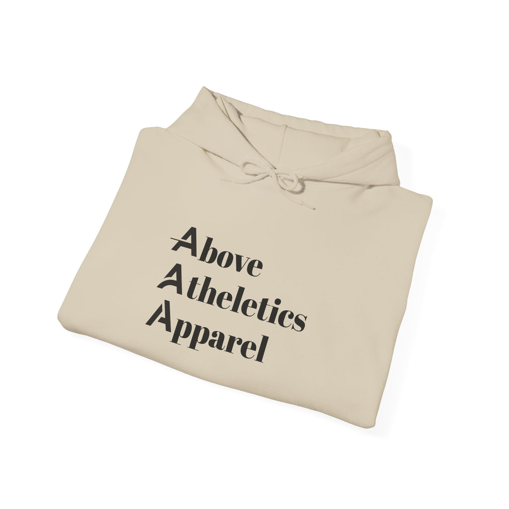 Above Athletics Apparel Hoodie — Faith In Him Gold Drip Graphic Hooded Sweatshirt