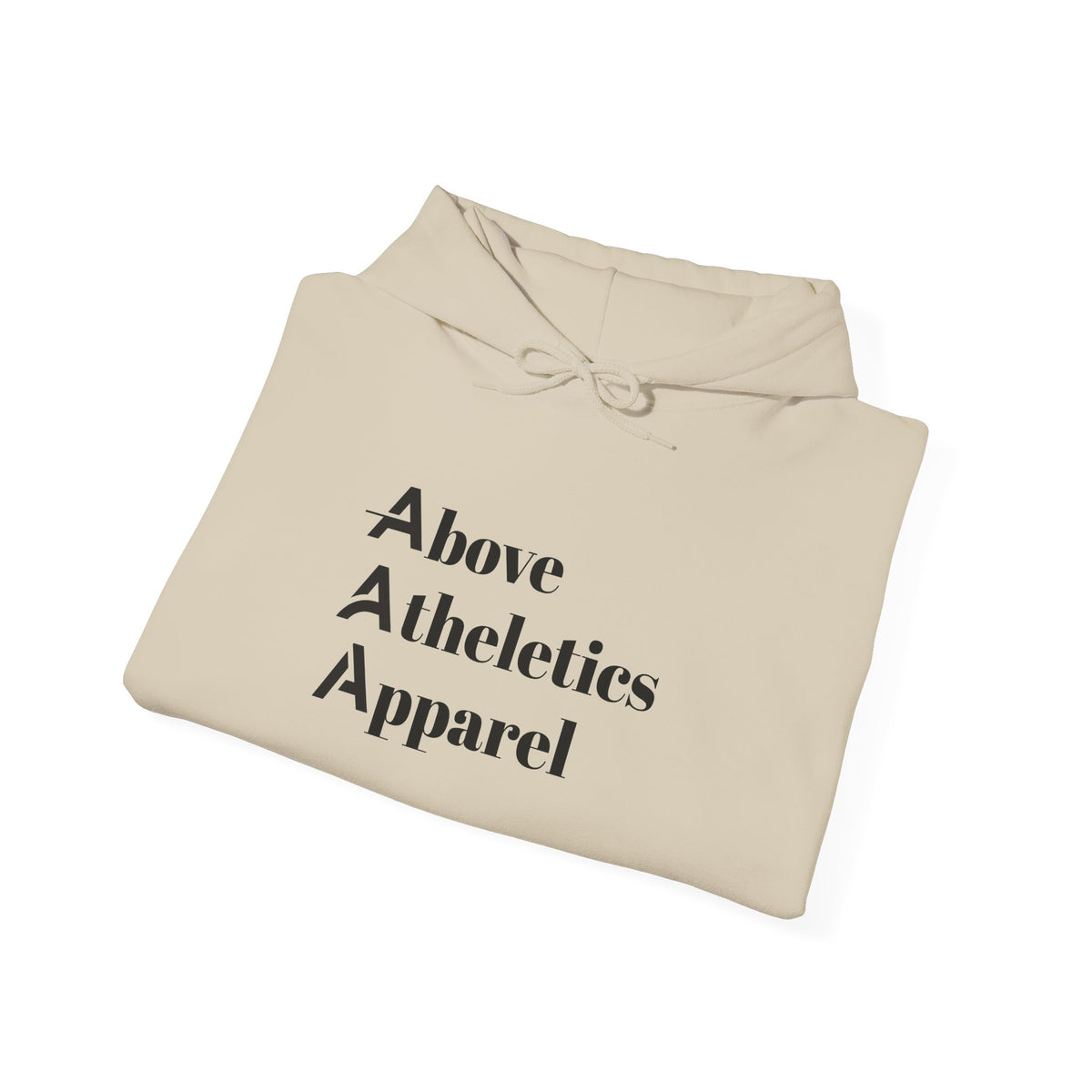 Above Athletics Apparel Hoodie — Faith In Him Gold Drip Graphic Hooded Sweatshirt