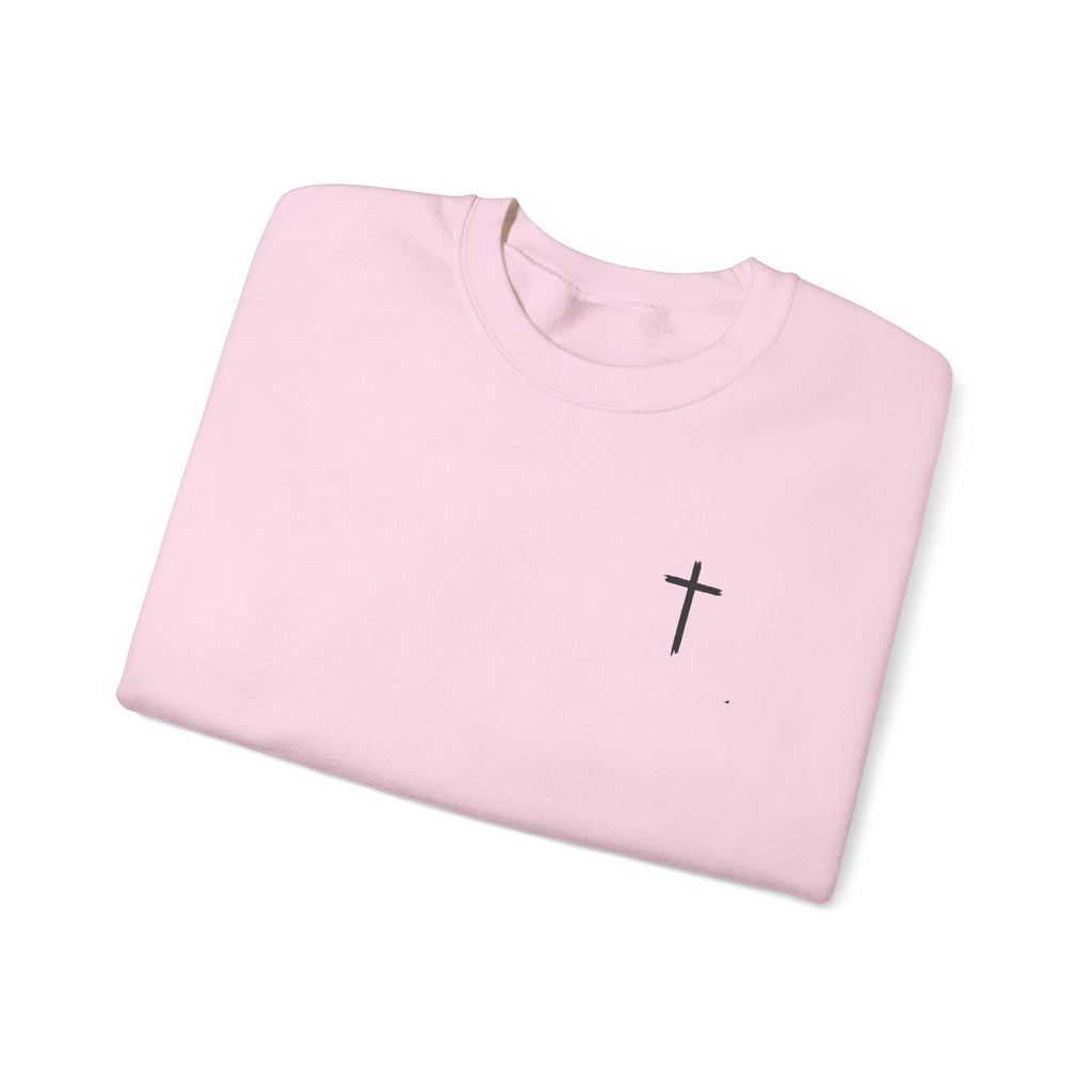 Minimalist Cross Crewneck Sweatshirt – AAA Chest Logo