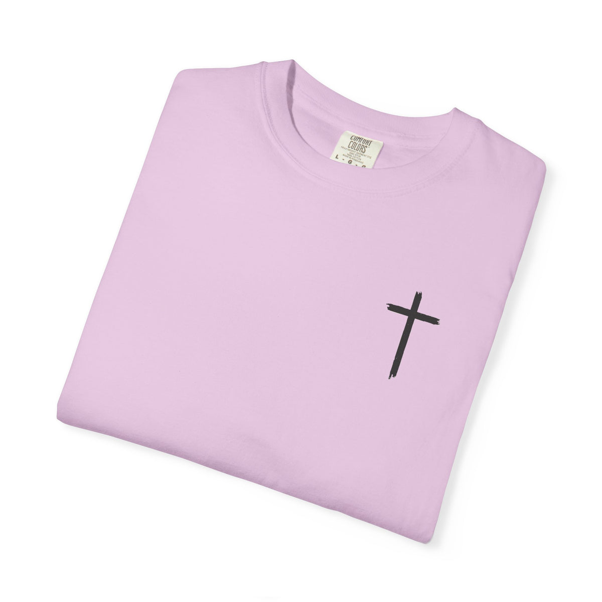 Built by Faith T-Shirt — Christian Cross Gym Tee
